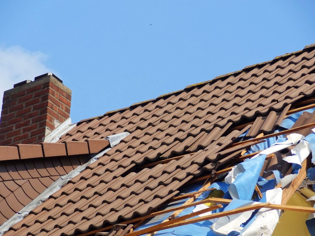 storm damage roofing